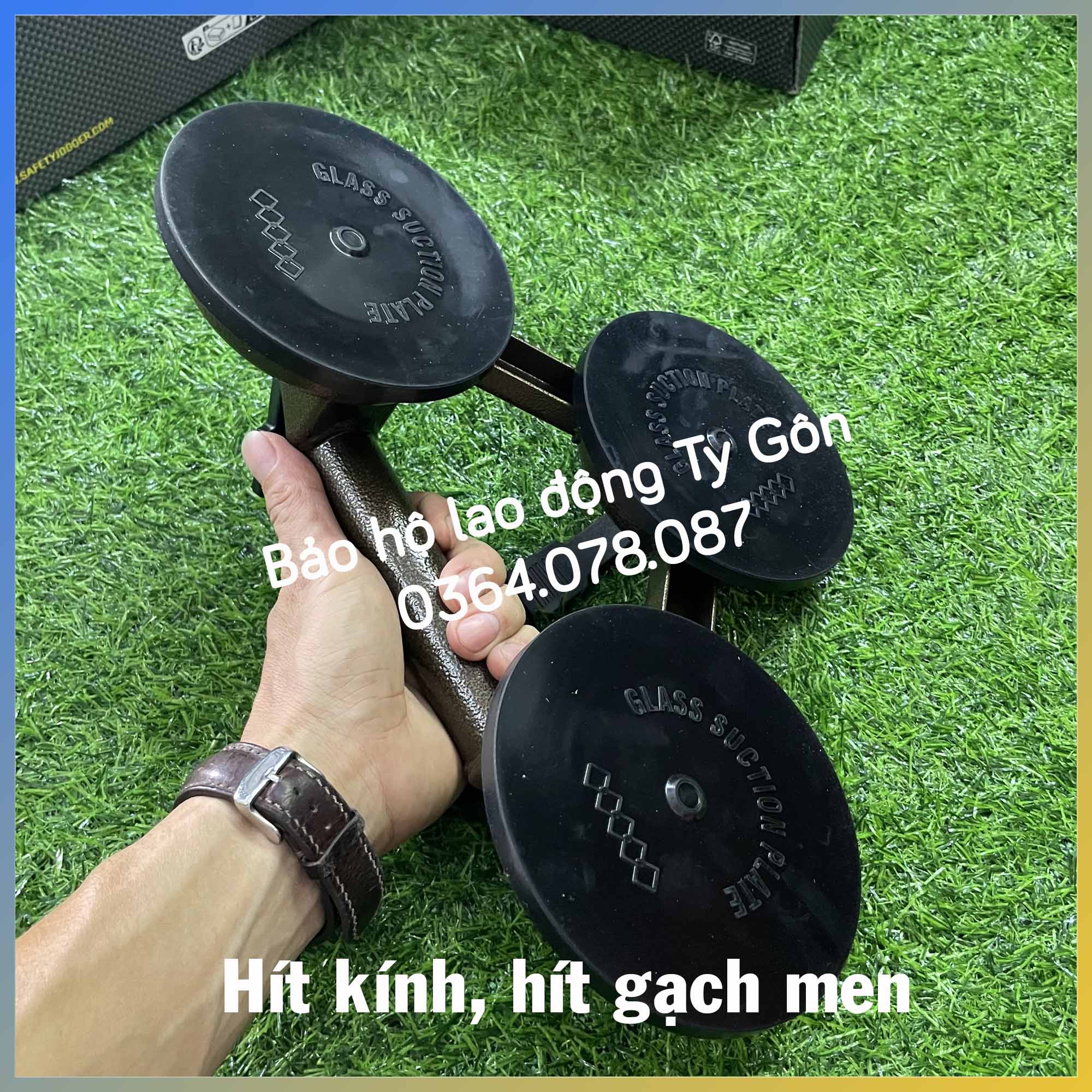 Hít kính, gạch men cầm tay 2 chấu, 3 chấu