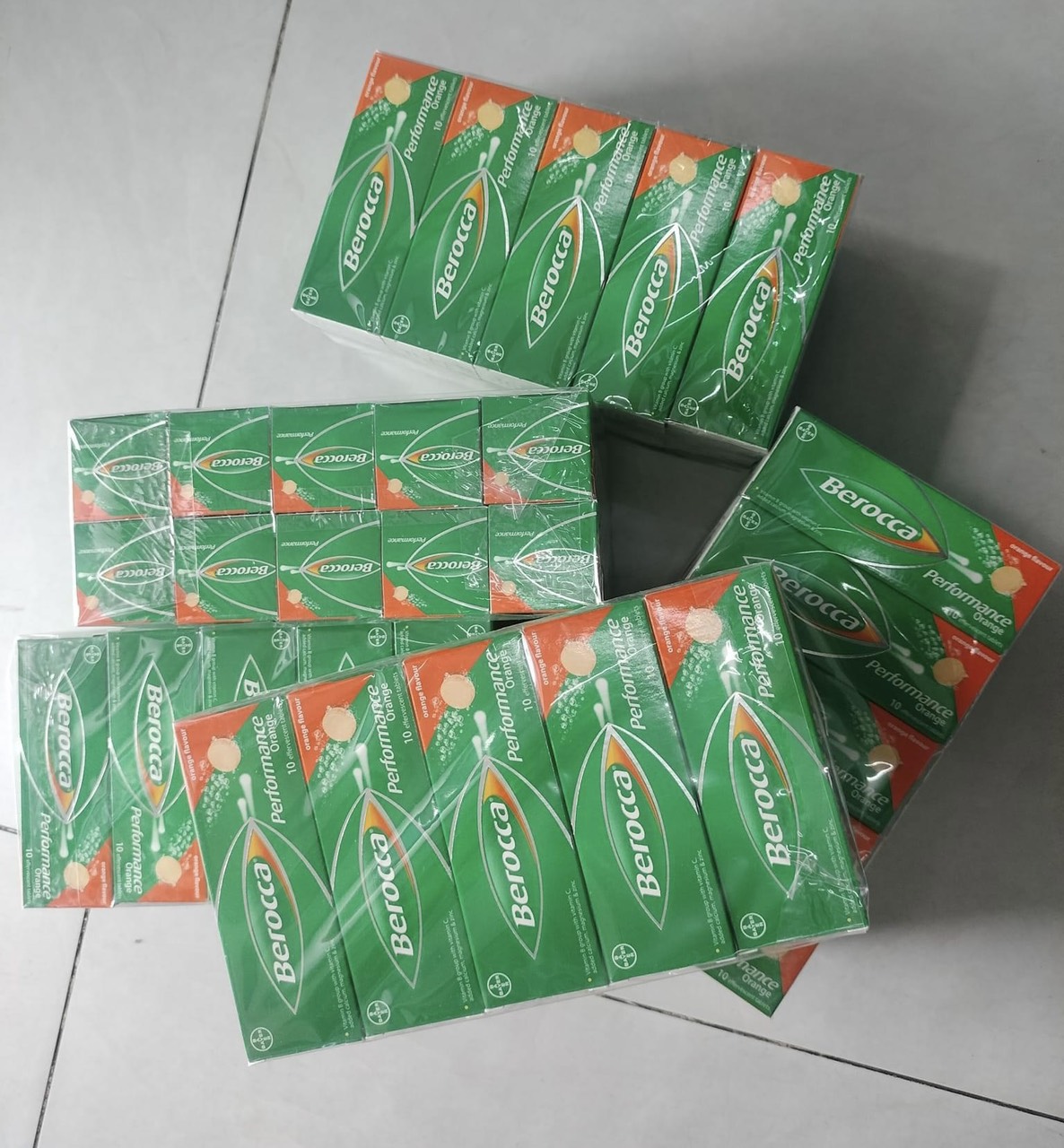 1 tuýp 10 viên sủi berroca vị cam