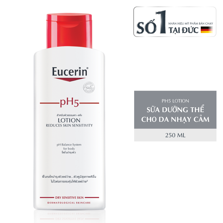 Sữa dưỡng thể cho da nhạy cảm Eucerin pH5 Lotion 250ml