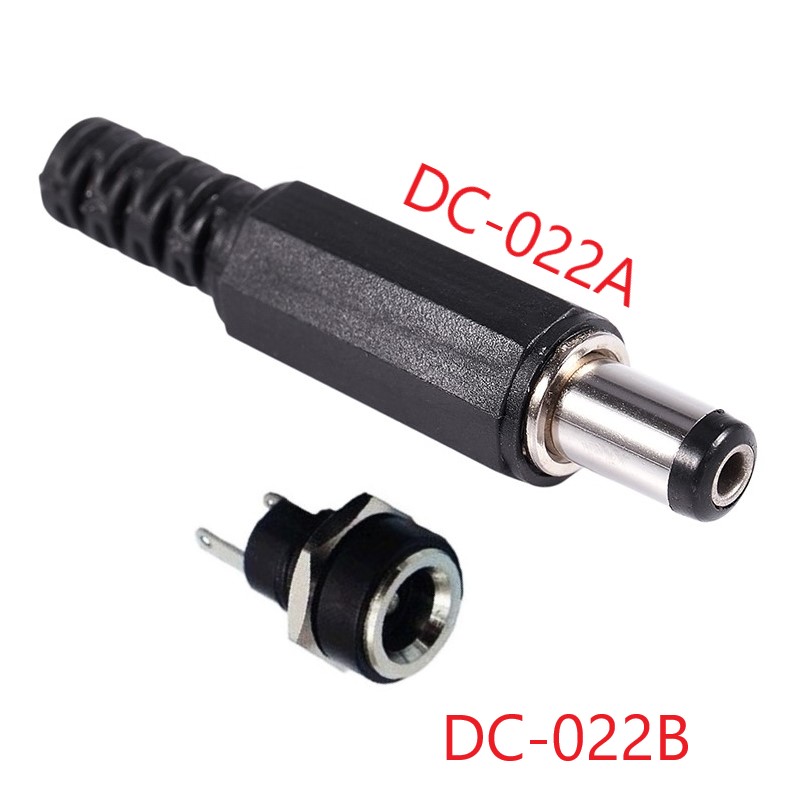 Combo 3 Jack nguồn DC-022A DC-022B 5.5x2.1mm