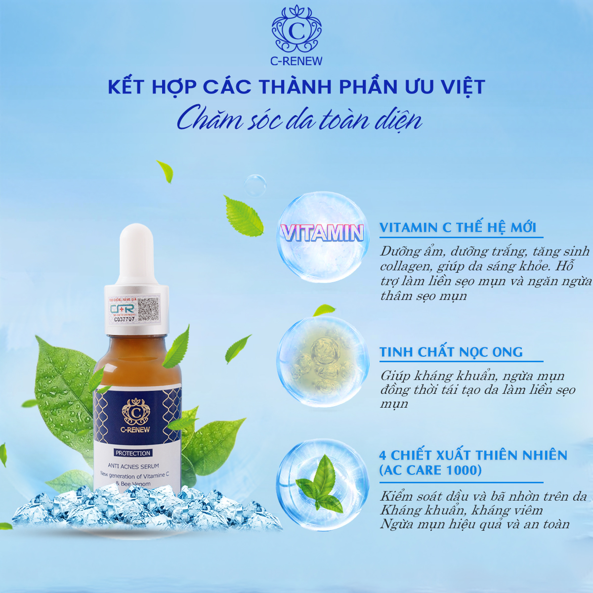 C-RENEW Anti Acnes Serum - 10 mL