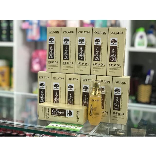 TINH DẦU DƯỠNG BÓNG TÓC COLATIN ARGANOIL SERUM 40ML