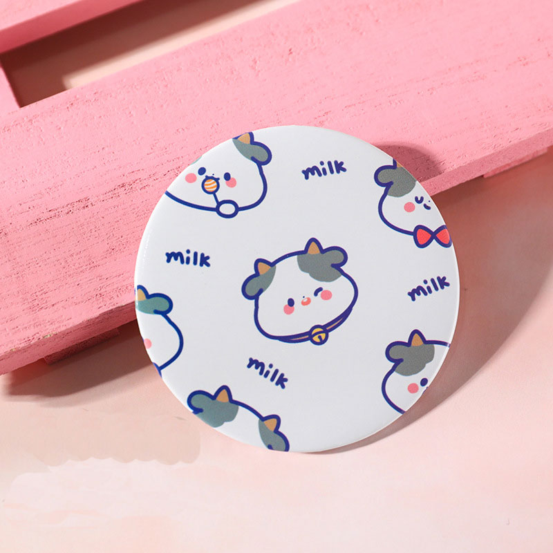 Round makeup mirror about 7cm in diameter, Makeup mirror for girls