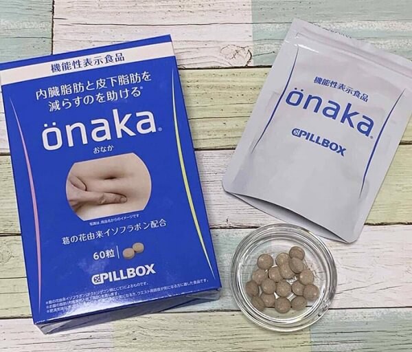 Viên uống đào thải mỡ bụng Onaka Nhật Bản