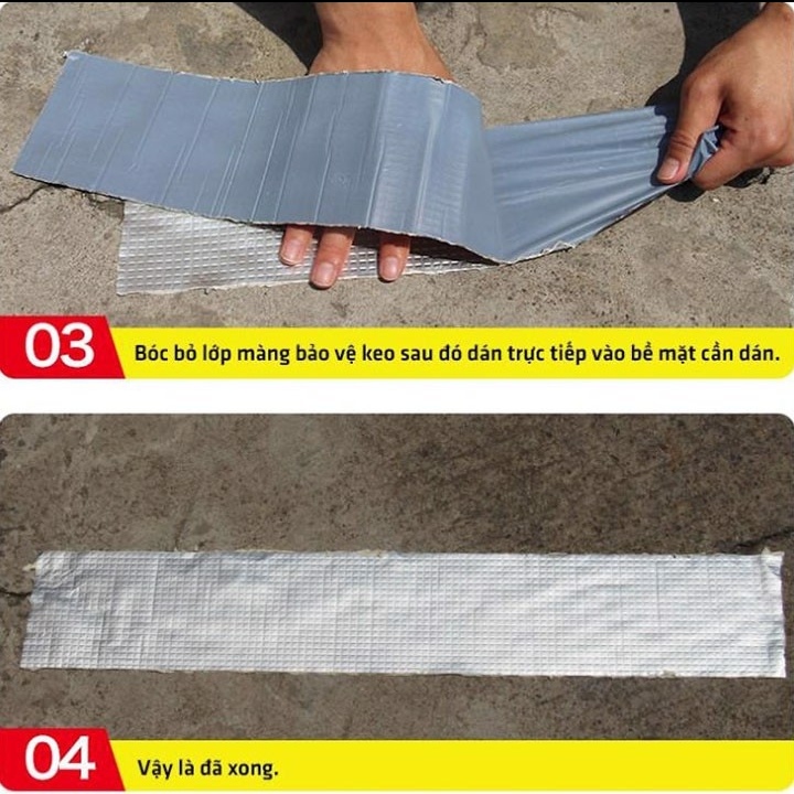 [HCM]Băng Keo Chống Thấm Nứt Dột Trên Mọi Chất Liệu (10cm x 5m)