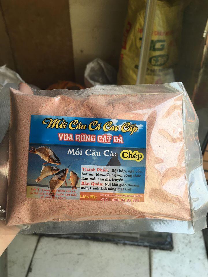 Mồi câu cá chép dạng viên - bột