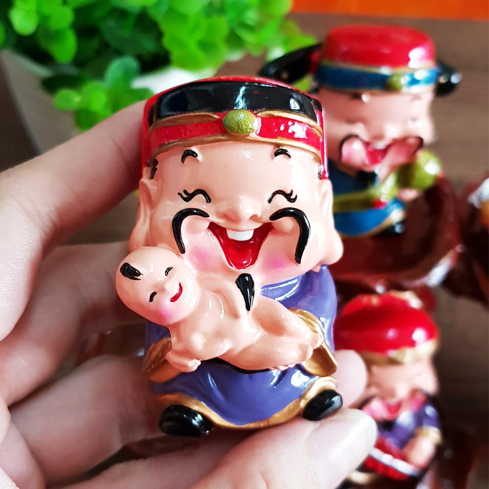 [HCM]Bộ tượng Ngũ Phúc Lâm Môn 6cm hàng cao cấp