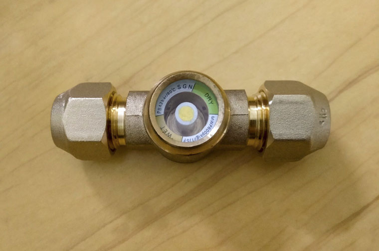 Kính xem gas lạnh phi 16 - mắt soi gas phi 16 - sight glass phi 16
