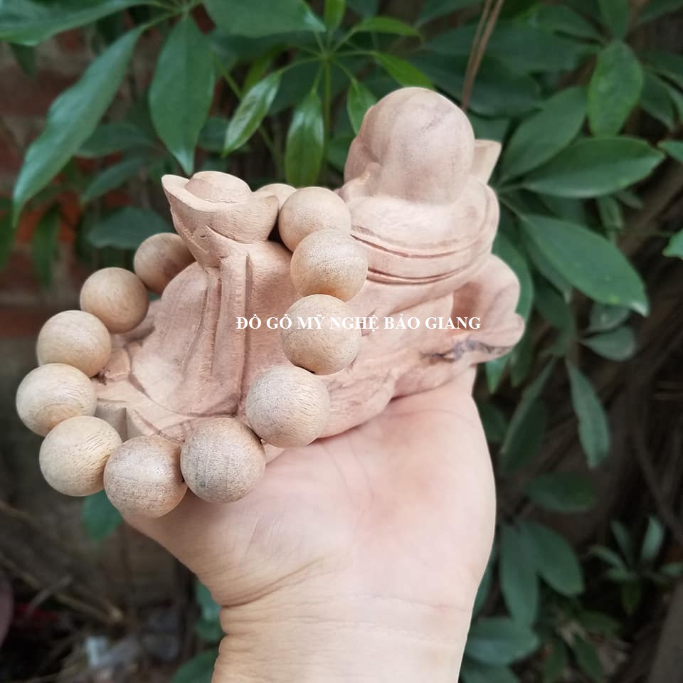 Tượng phật di lặc gỗ ngọc am để mộc thơm