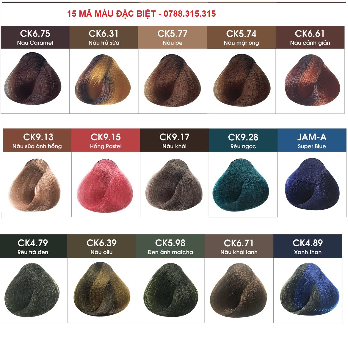 Thuốc nhuộm tóc Chiko chính hãng