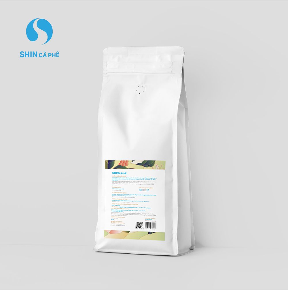 Cà phê phin truyền thống - SHIN Cà Phê - Cà phê pha phin - Gói 400g