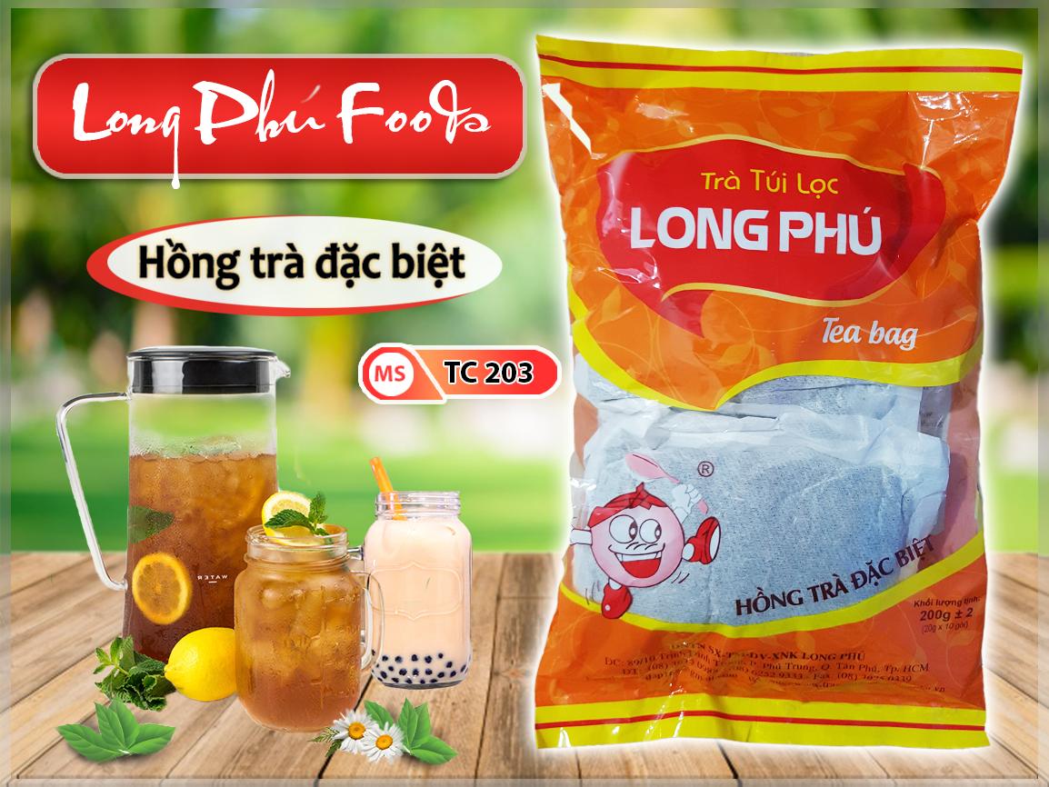 Hồng trà túi lọc Long Phú 200g