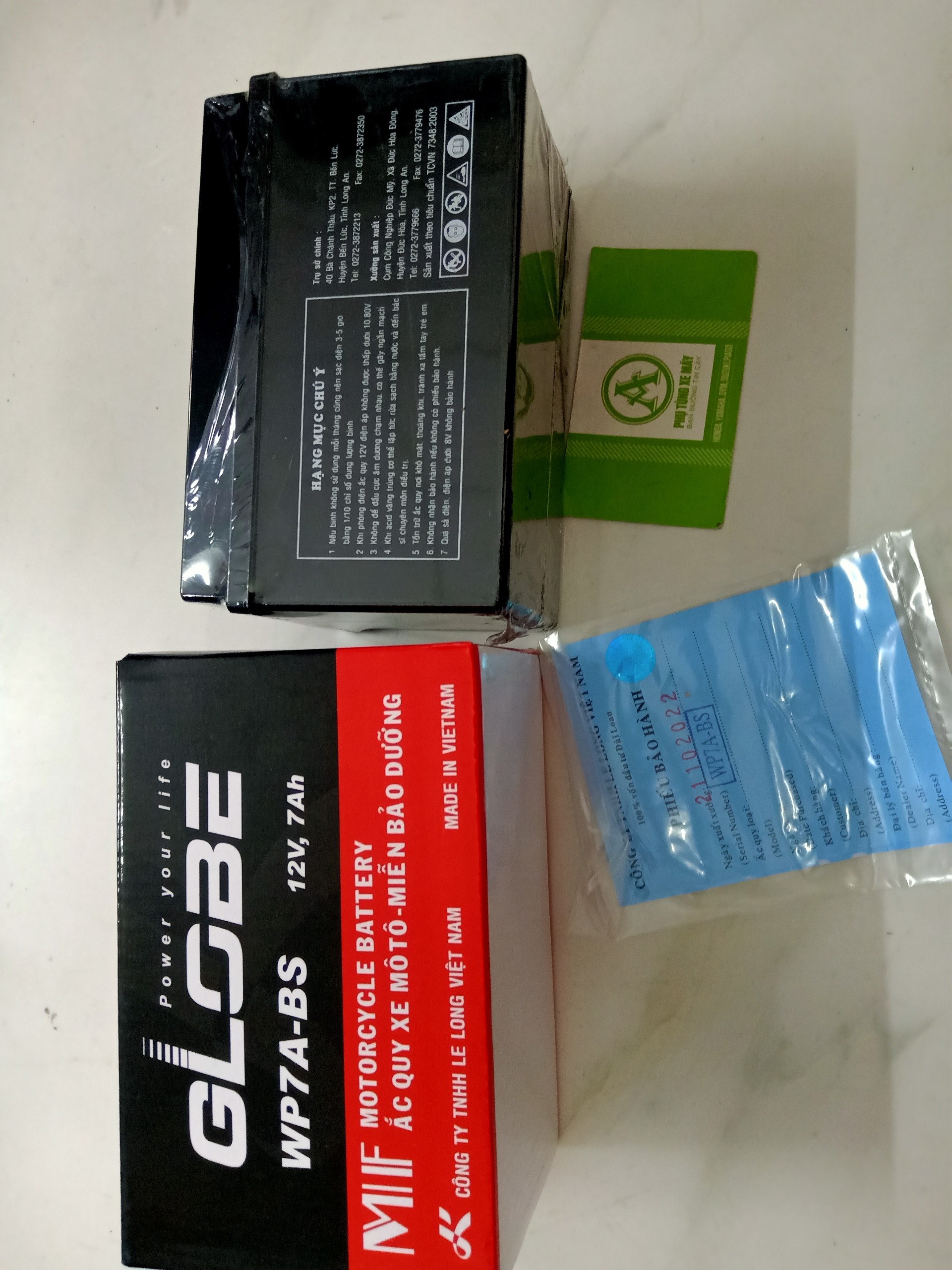 Bình GLOBE WP7A-BS ( cho xe Attila )