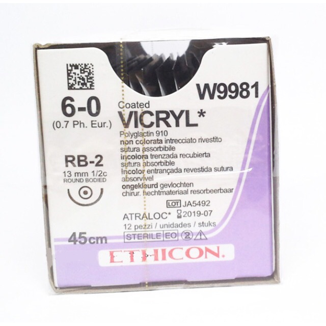 Chỉ tự tiêu vicryl các số - 5.0