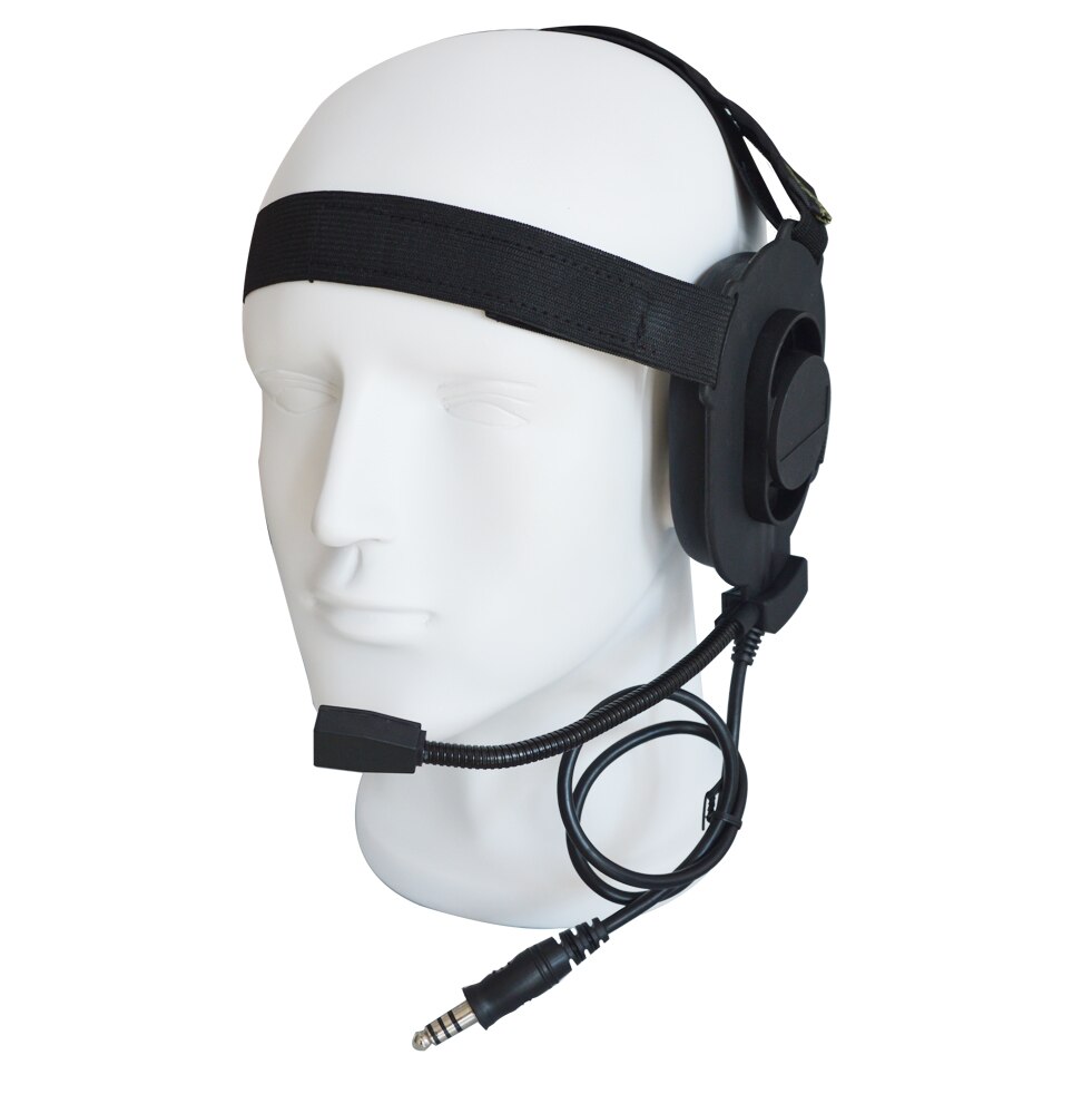 Z Tactical Bowman Elite II Headset For Kenwood 2 Pin 2 Way Radio Walkie Talkie Ham Transceiver Unilateral Tactical Headset