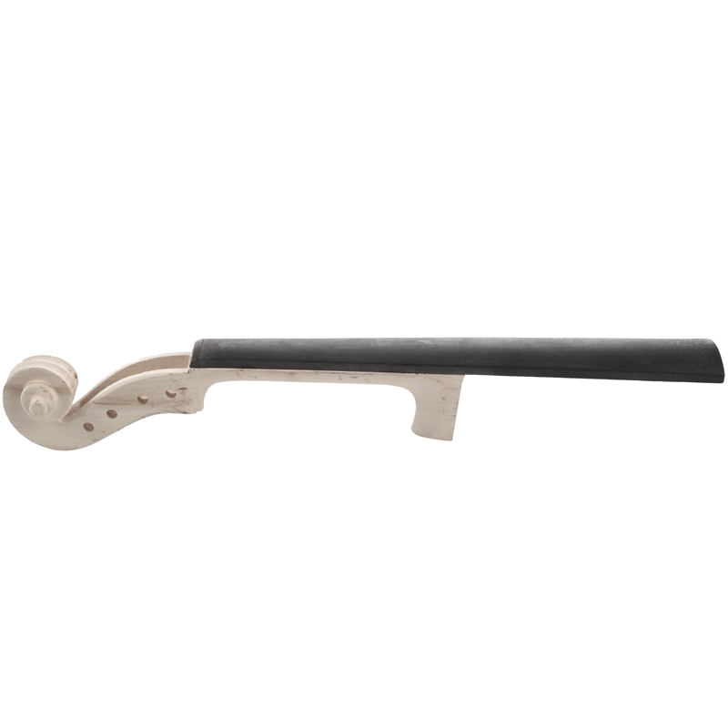 4/4 Size Maple Violin Neck Ebony Fingerboard Violin DIY Kit with Hand Carved Scroll Malaysia