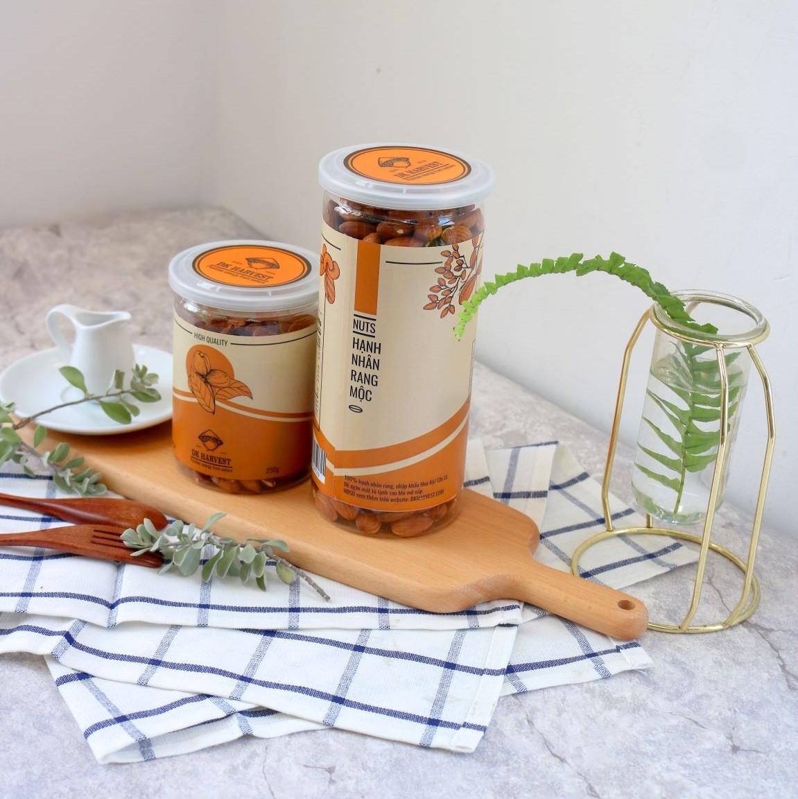 Hạt Hạnh Nhân Rang Mộc DK Harvest (250g)