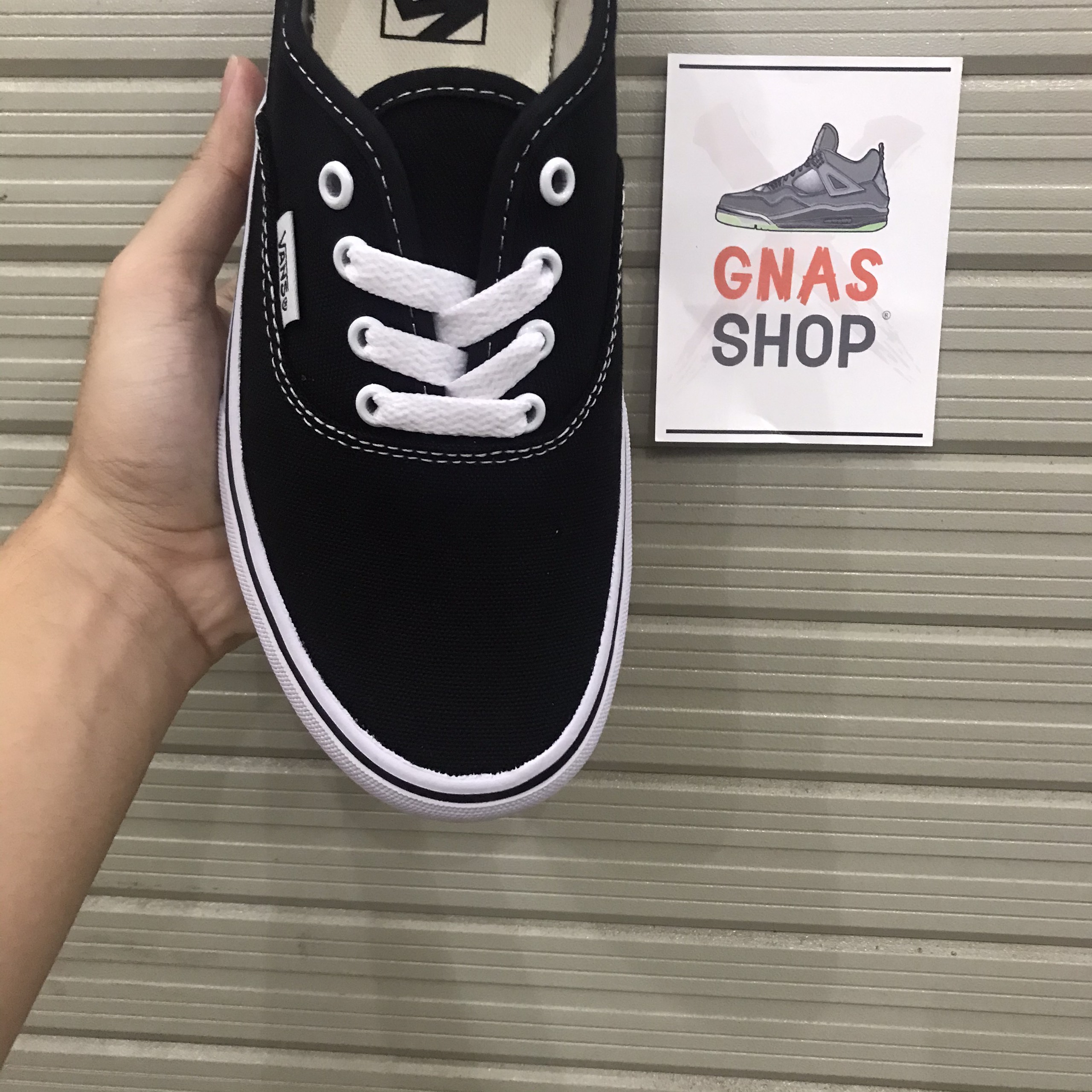 [HCM]Giày Vans Classic đen trắng chuẩn 11 - form rộng