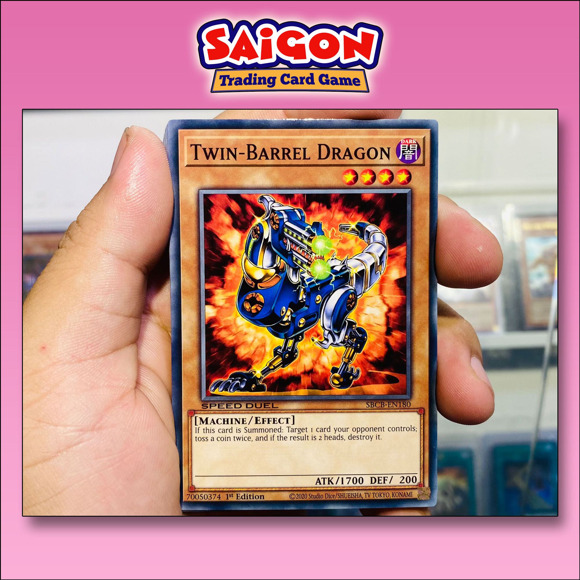 Thẻ bài yugioh mã sbcb-en180 - twin-barrel dragon - common - 1st edition