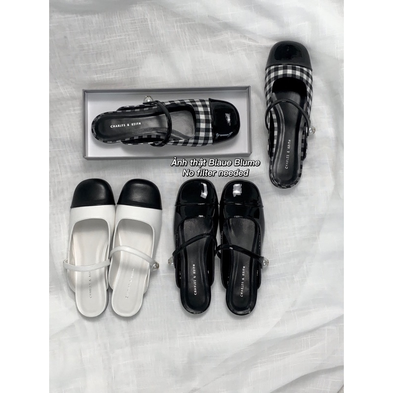 New mule C.N.K 2023 - Sục đính ngọc charm hoa