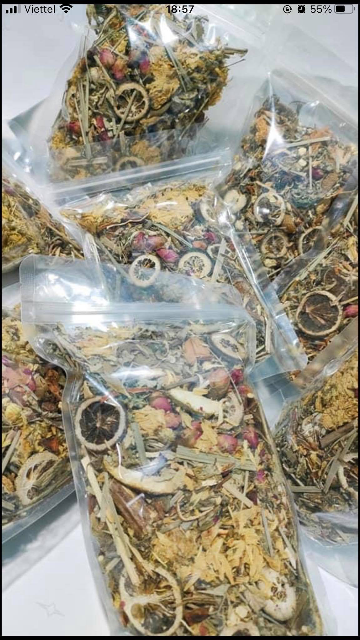 Xông mặt thảo dược handmade 100g