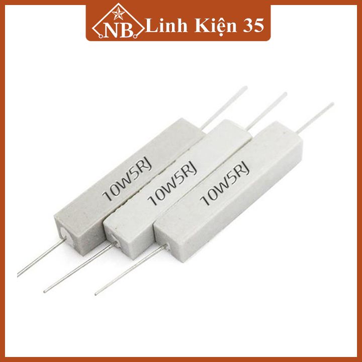 Trở công suất 10W 5% nhiều giá trị tùy chọn