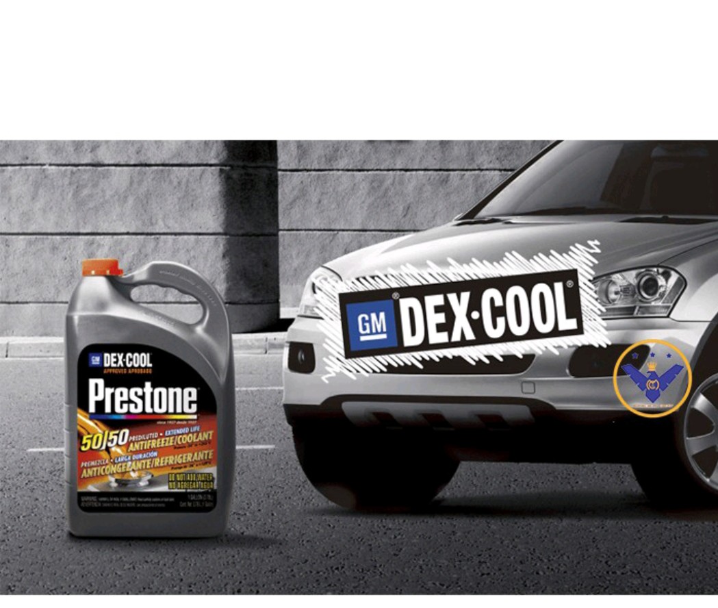 Nước làm mát động cơ PRESTONE DEX-COOL đỏ-cam (USA)