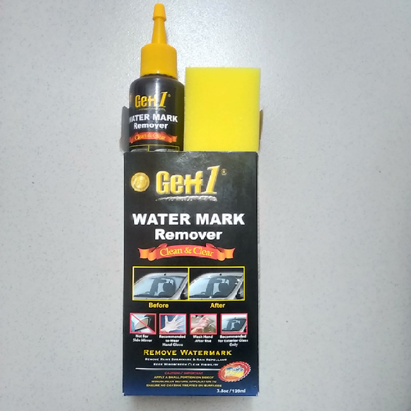 DUNG DỊCH TẤY Ố, MỐC, CẦU VỒNG, VỆT MƯA CỨNG ĐẦU TRÊN KÍNH Ô TÔ HIỆU GETF, 120ml (Water Mark Remover Getf, 120ml)