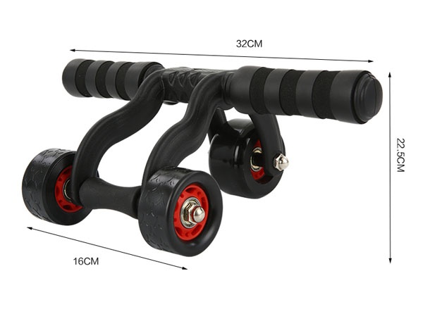 Con lăn tập cơ bụng 3 bánh cỡ lớn CAO CẤP-TPS