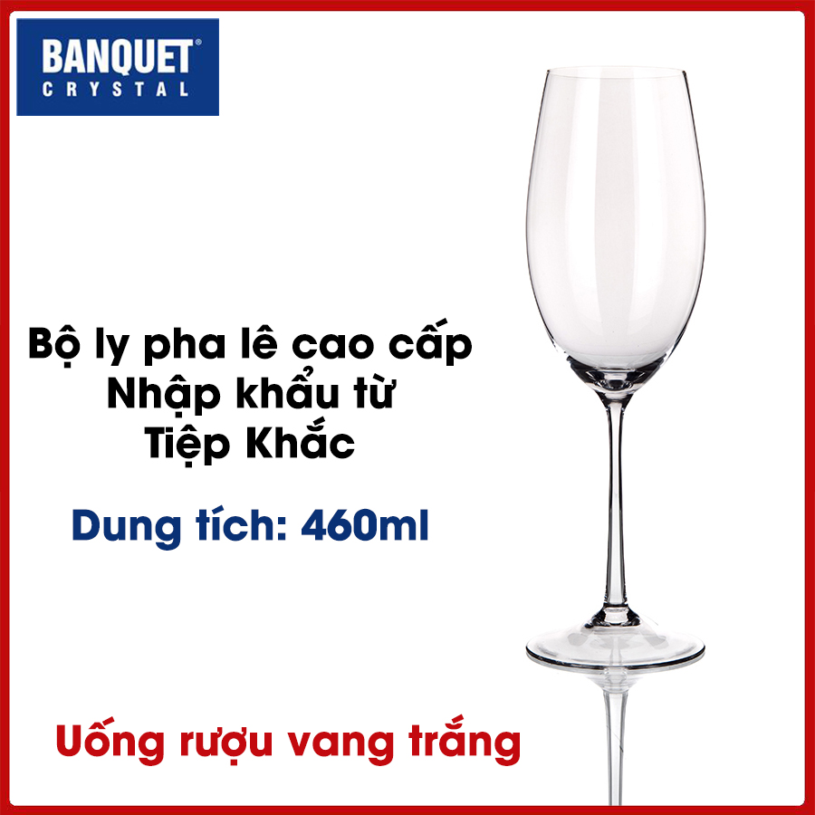 [HCM]Bộ ly pha lê Twiggy uống vang trắng dung tích 460ml (TWI460)