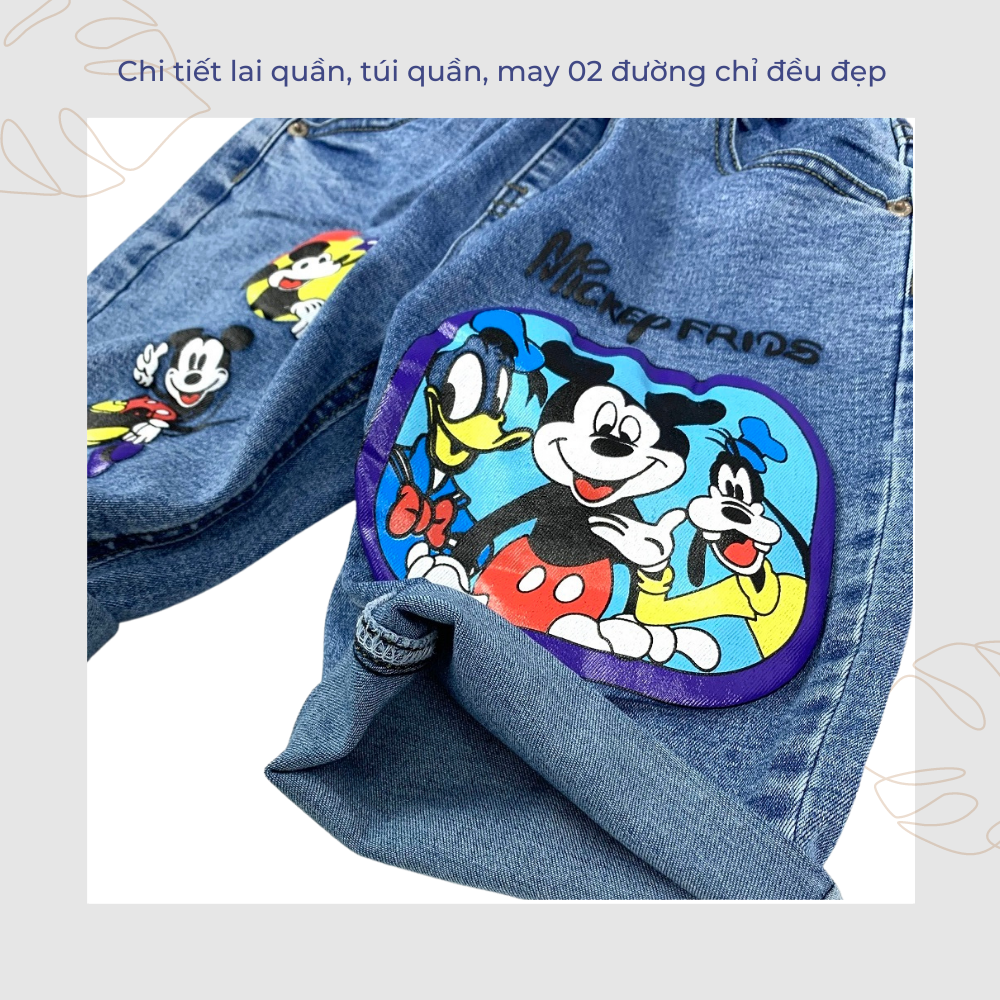 Quần jean bé trai,quần jean lững bé trai năng động thoải mái size đại| FREESHIP MAX - JJ Kids Fashion