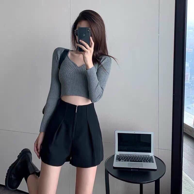Quần Short Nữ Khoá Trước Siêu Xinh_Sn200