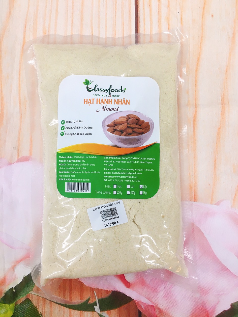 Bộ 2 sản phẩm cơm dừa mịn ( 1kg)  / hạnh nhân bột (1kg)