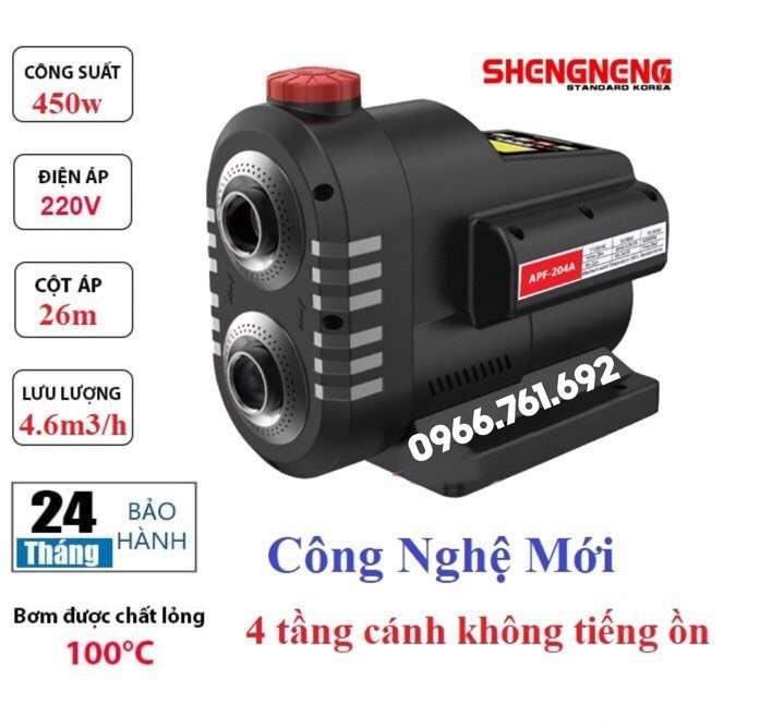 Máy bơm tăng áp biến tần shengneng apf 204