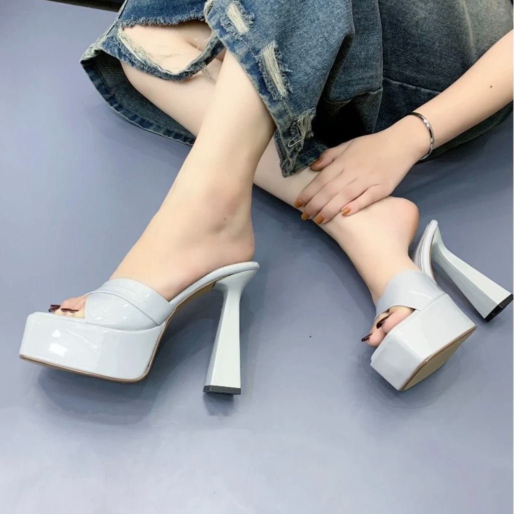 Dép nữ , Guốc nữ cao gót 14cm siêu phẩm