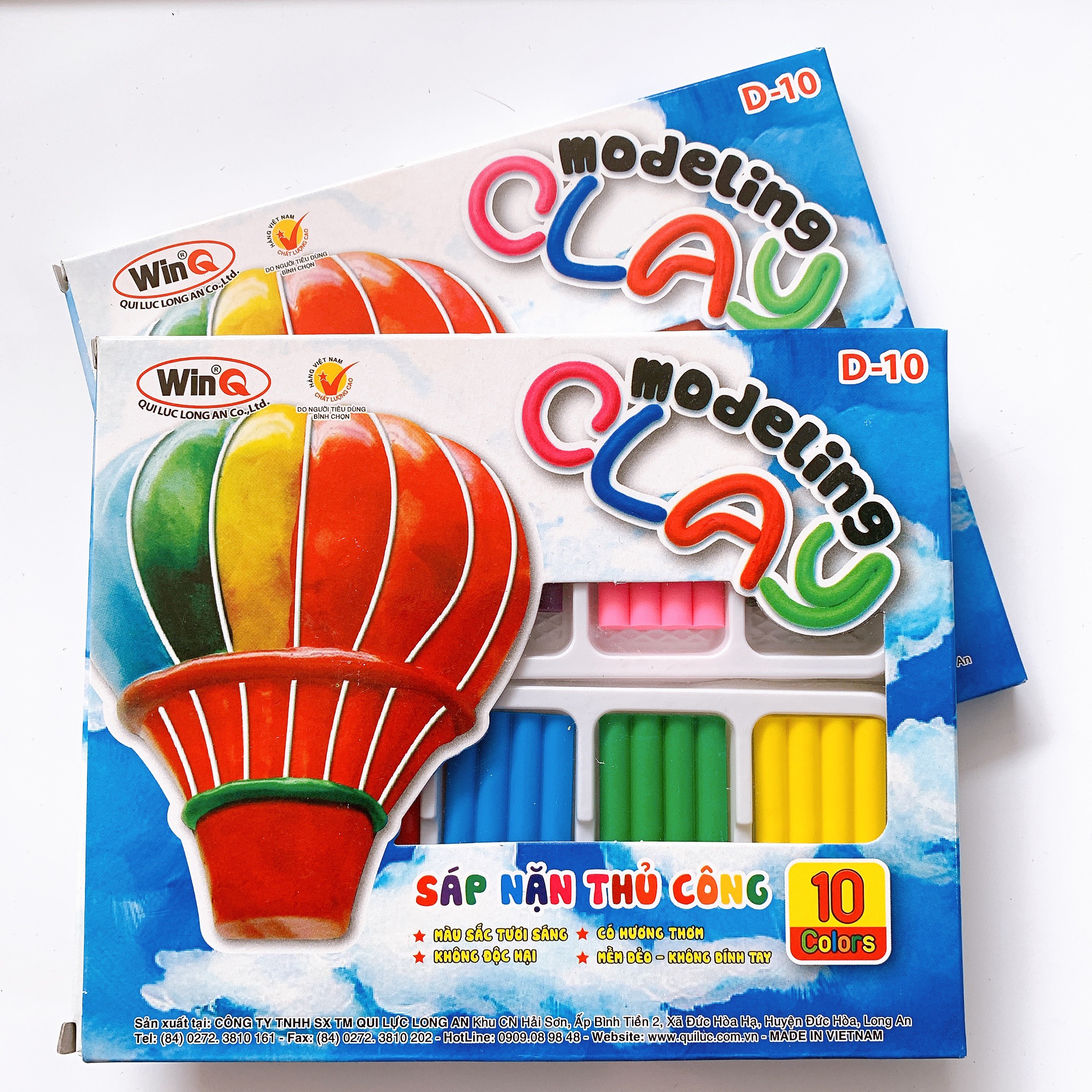 Sáp Nặn Thủ Công WinQ D10 ( 10 MÀU)