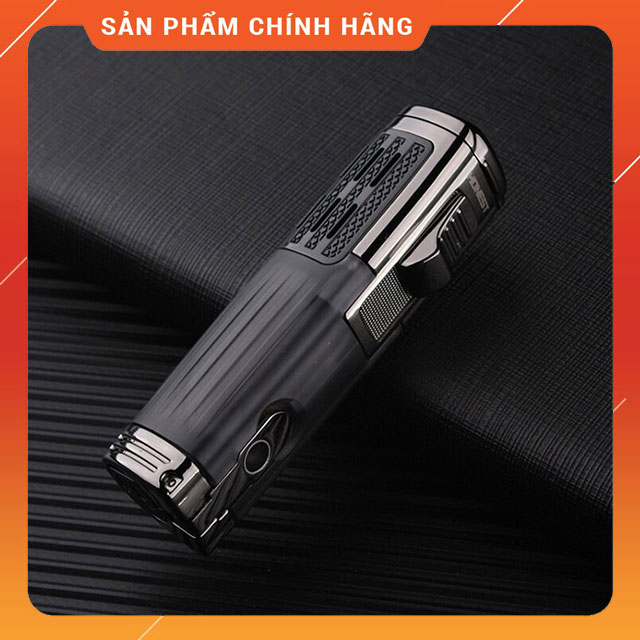 Hộp quẹt bật lửa khò 3 tia honest bcz-466 lửa khò mạnh mẽ -nhiều màu