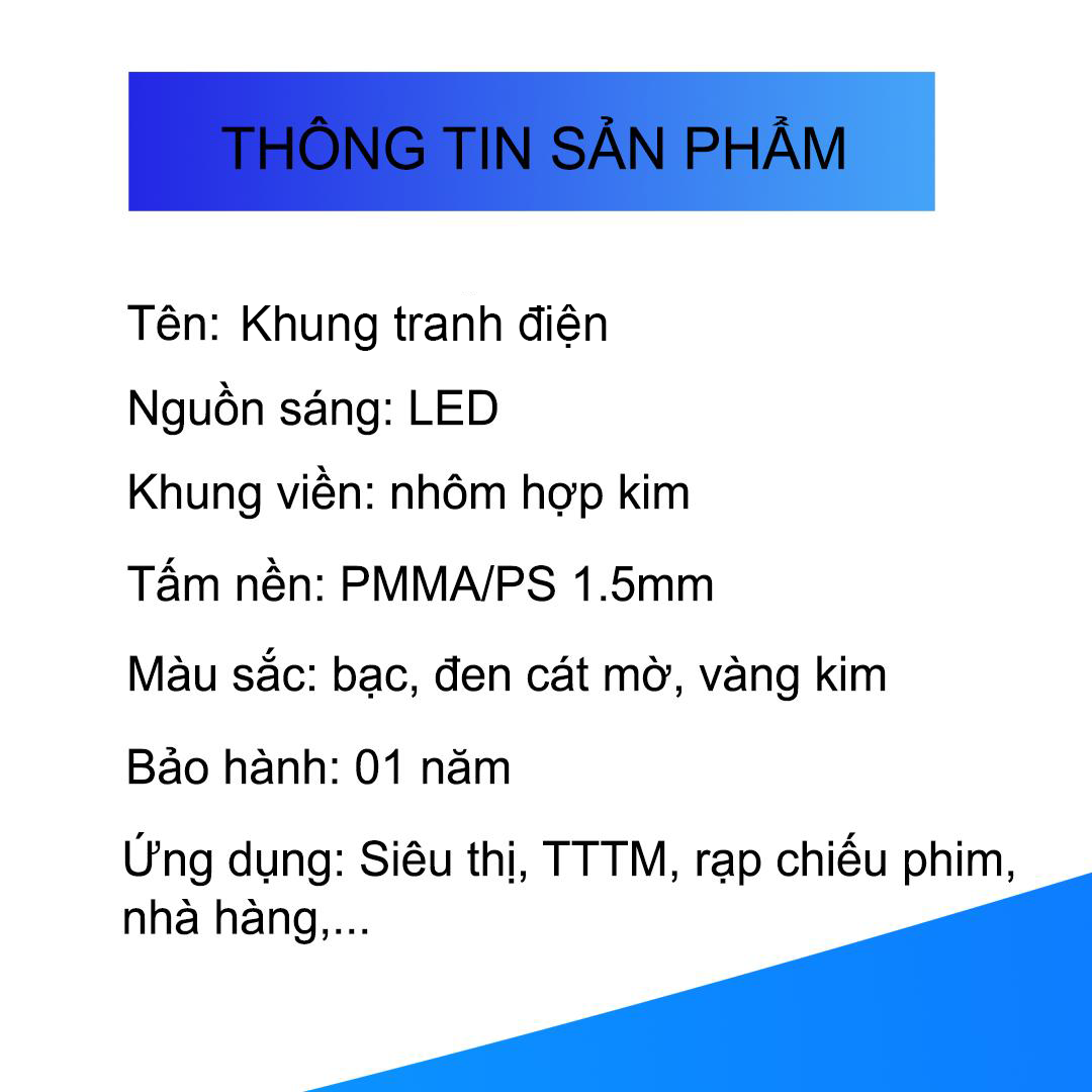 KHUNG TRANH ĐIỆN 40x60