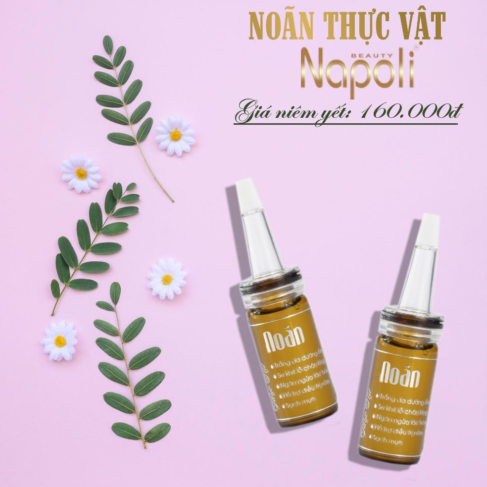 2 lọ noãn thực vật căng bóng