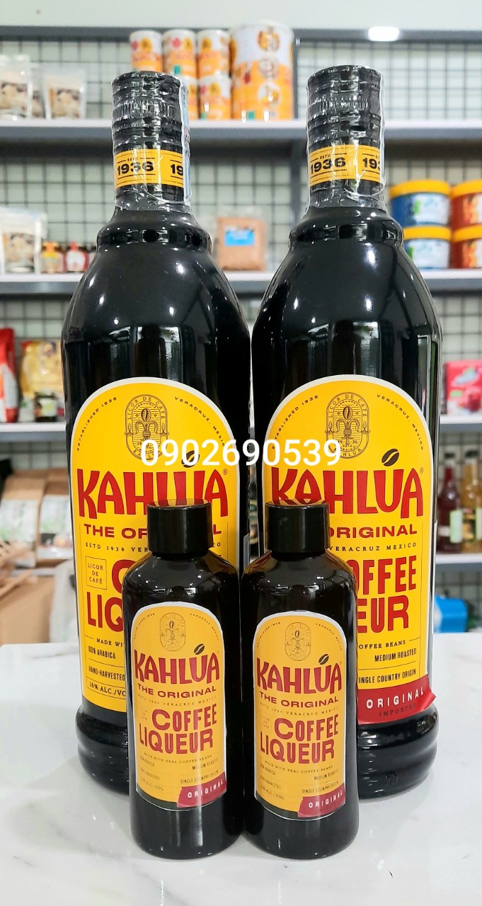 Hương rum kahlua mùi cà phê làm bánh Tiramisu 700ml