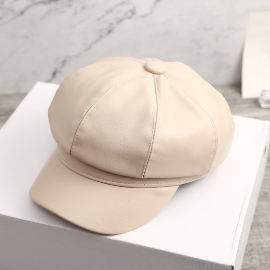 Mũ nồi ulzzang hàn quốc Baret chất liệu da PU