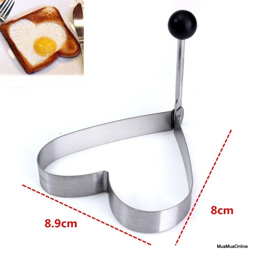 Khuôn Inox Chiên Trứng Nhiều Hình