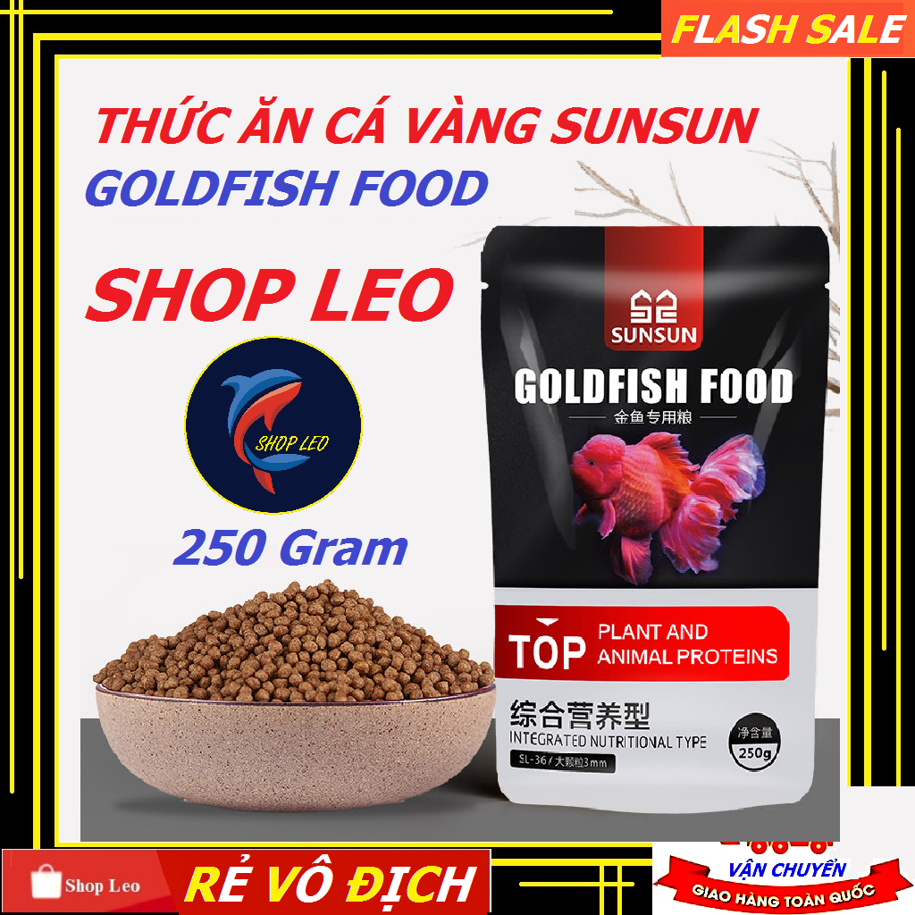 Thức ăn cá vàng - Cám cá vàng cao cấp - Thức ăn cho Ranchu - Goldfish -Shopleo