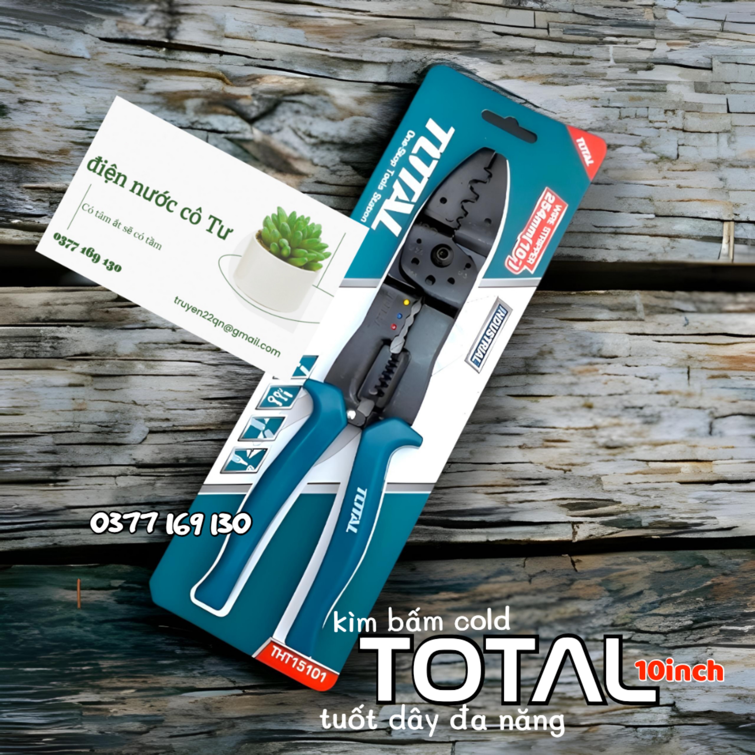 Kìm cắt dây điện bấm COS tuốt dây điện 8.5inch 10inch Total