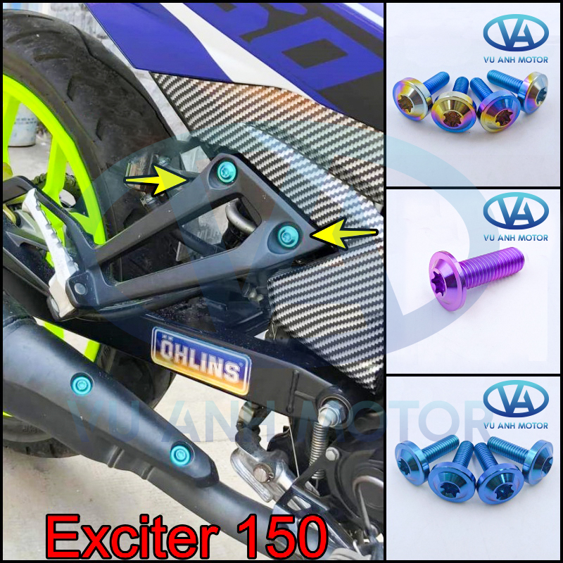 Ốc Titan Gr5 Gắn Dàn Áo Exciter 150