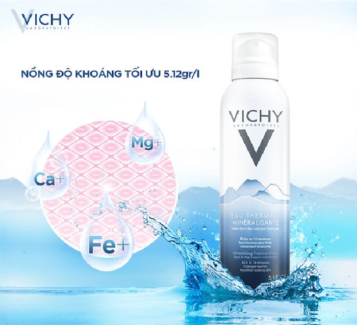 NƯỚC XỊT KHOÁNG DƯỠNG DA VICHY 50ml