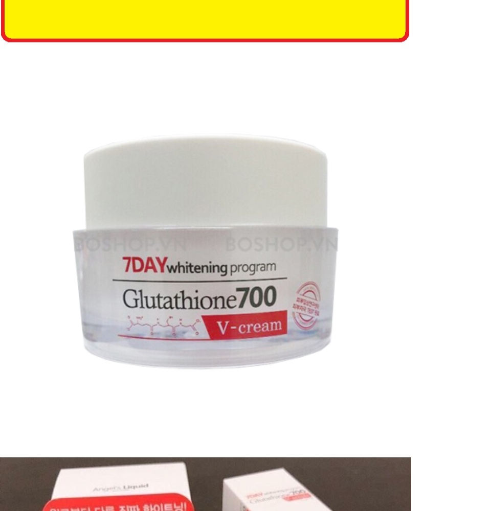[HCM]Kem Dưỡng Trắng Da 7 Day Whitening Program Glutathione 700 V-Cream