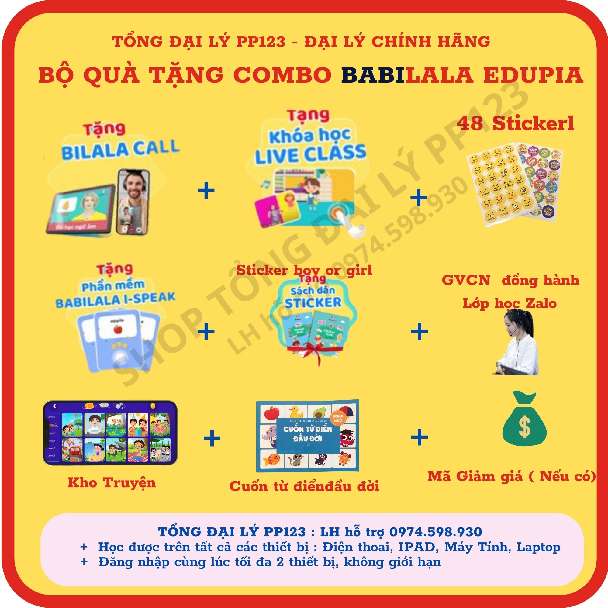 Combo Babilala Edupia Trọn đời