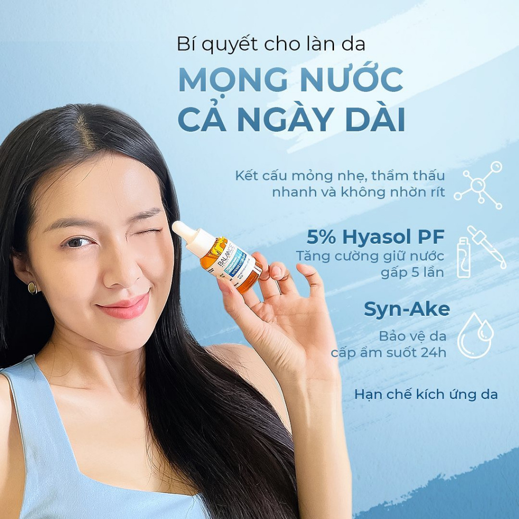 Serum cấp ẩm, phục hồi HA Balance Active Formula /Hyaluronic Deep Moisturizing