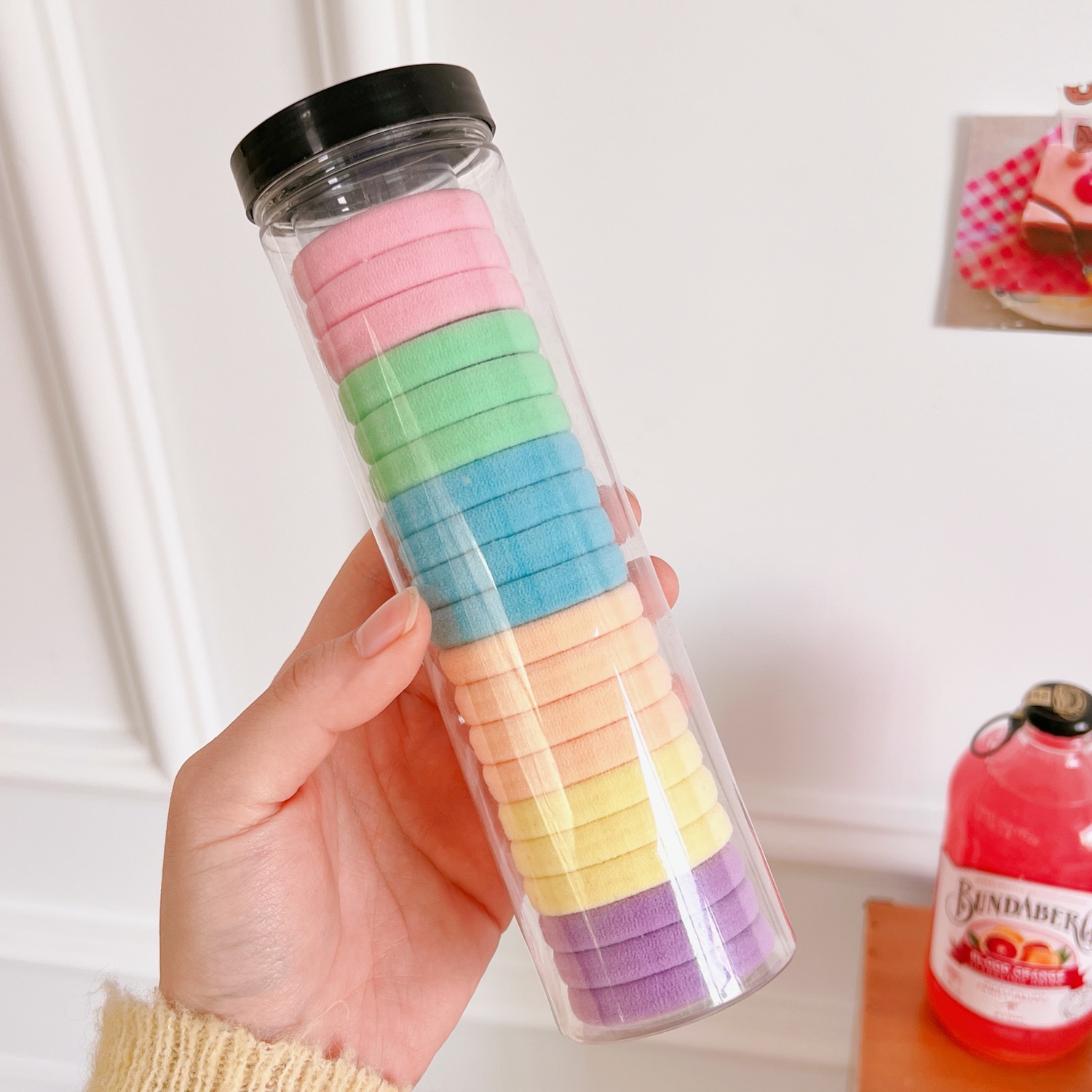 Set Cột Tóc 20 Dây Nhiều Màu Co Dãn Phong Cách Hàn Quốc - HÀNG CÓ SẴN